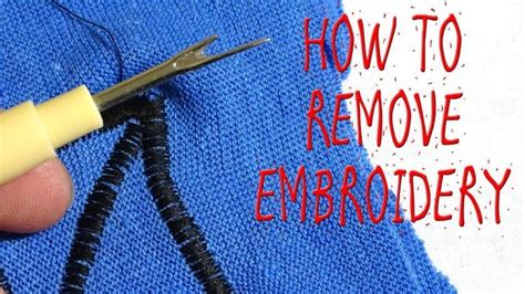 how to get rid of embroidery: exploring the art of removing unwanted threads from fabric